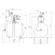 Насосна установка Grundfos JP 4-47 PT-H с баком 60 л.